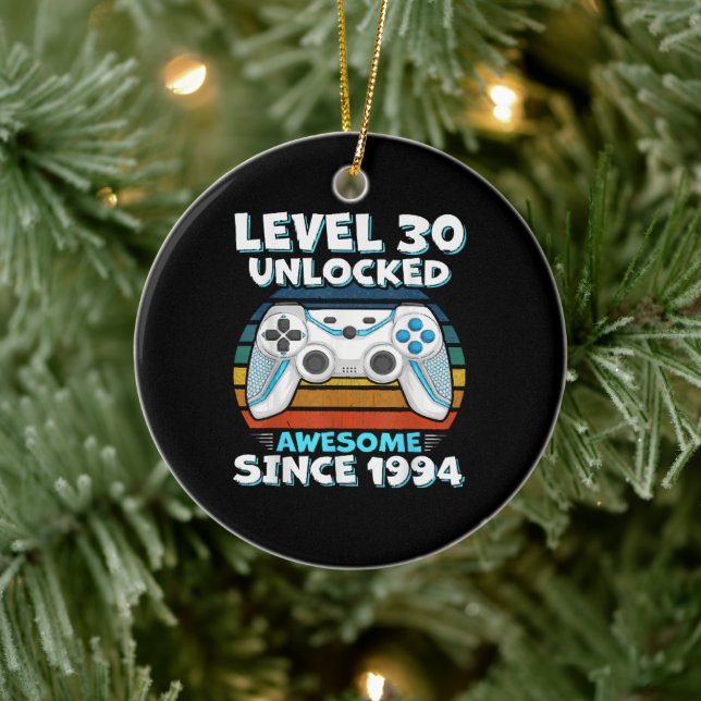 Adorno De Cerámica 30.º cumpleaños mujer 30 años 1994 (Árbol)