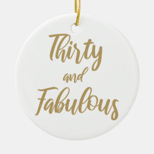 Adorno De Cerámica 30.º humor de cumpleaños