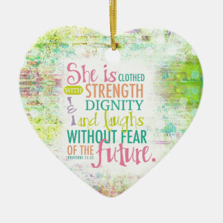 Adorno De Cerámica 31:25 artístico de los proverbios