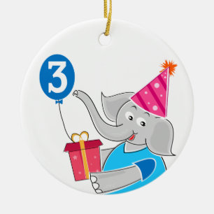 Adorno De Cerámica 3.ᵉʳ Elefante