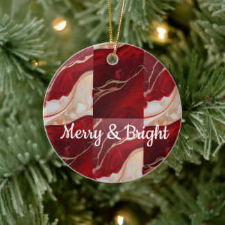 Adorno De Cerámica 3D Double-Sided Ceramic Christmas Ornament 