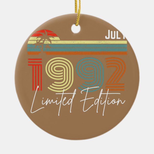 Adorno De Cerámica 40 años Julio de 1982 edición limitada (Frente)