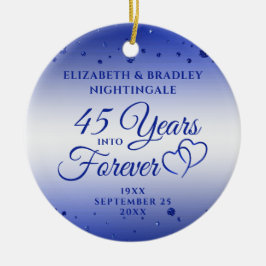 Adorno De Cerámica 45 años del 65 en FOREVER