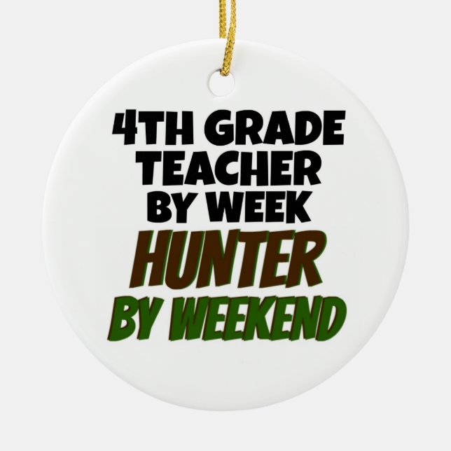 Adorno De Cerámica 4.ª Maestra Cazadora (Frente)