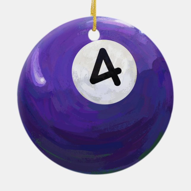 Adorno De Cerámica 4 Ball (Atrás)