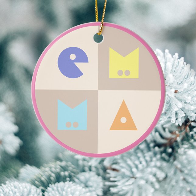 Adorno De Cerámica 4 letras chica de nacimiento recién nacido nombre  (Subido por el creador)