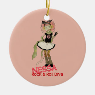 Adorno De Cerámica 4 pequeños monstruos - Nessa