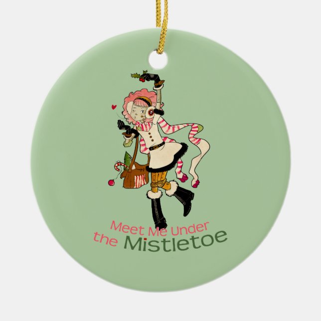 Adorno De Cerámica 4 pequeños monstruos - Nessa Holiday (Frente)