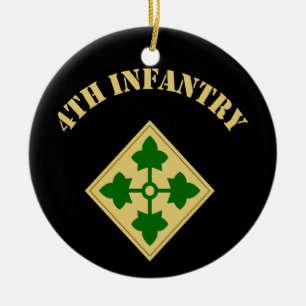 Adorno De Cerámica 4to División de infantería