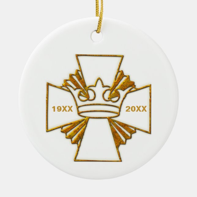 Adorno De Cerámica 50.º Aniversario de la Ordenación de los Sacerdote (Frente)