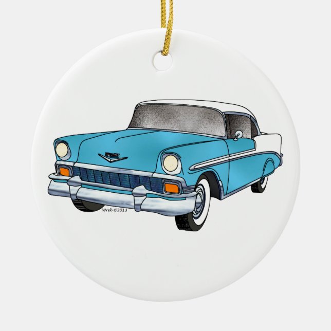 Adorno De Cerámica 56 Chevrolet Belair (Frente)