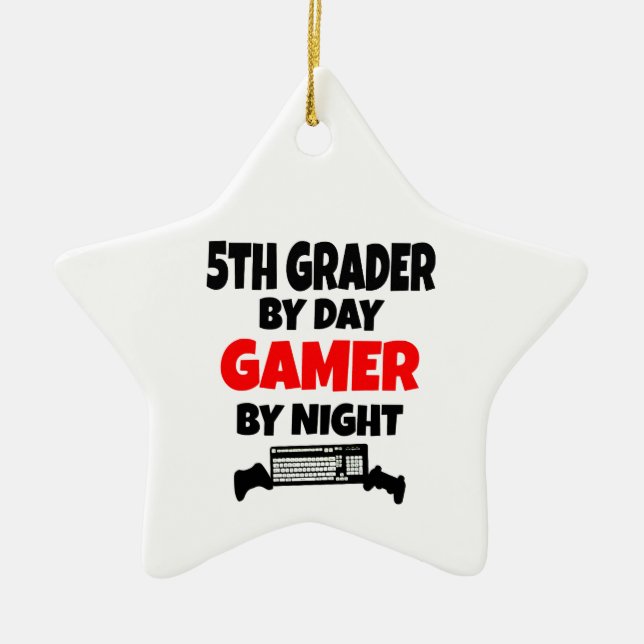 Adorno De Cerámica 5.º Grader Gamer (Frente)