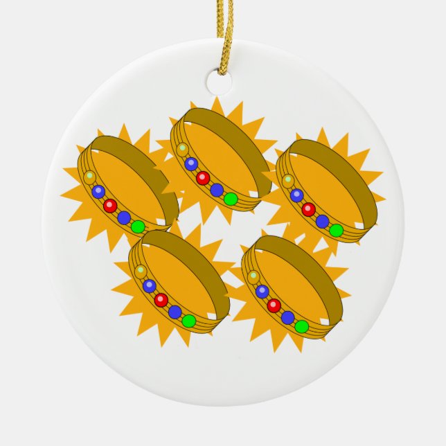 Adorno De Cerámica 5 reinos de oro (Frente)