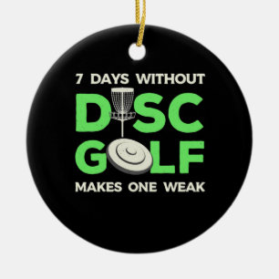 Adorno De Cerámica 7 días sin disco Golf