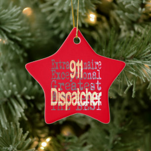 Adorno De Cerámica 911 Extraordinaria de Dispatcher