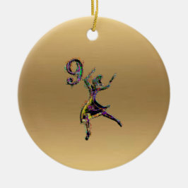 Adorno De Cerámica 9na y 10ma Navidad del día, bywhacky,