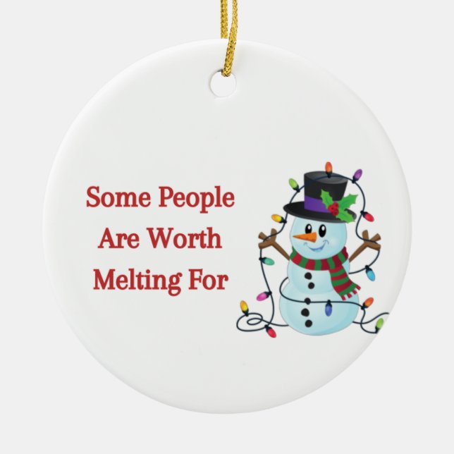 Adorno De Cerámica A algunas personas les vale la pena fundirse en un (Frente)