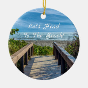 Adorno De Cerámica A La Playa