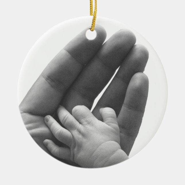 Adorno De Cerámica A mano de papá (Frente)