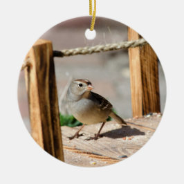 Adorno De Cerámica A medio camino entre el puente