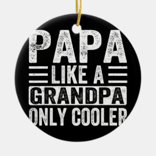 Adorno De Cerámica A Papá Le Gusta El Abuelo Solamente El Día De Los