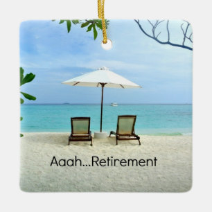 Adorno De Cerámica Aaah...Jubilación