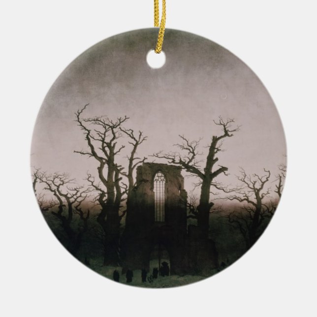 Adorno De Cerámica Abadía en la madera de roble, 1810 (Frente)