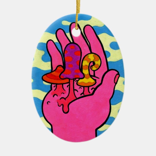 Adorno De Cerámica Abatimiento #3 de la seta (Frente)