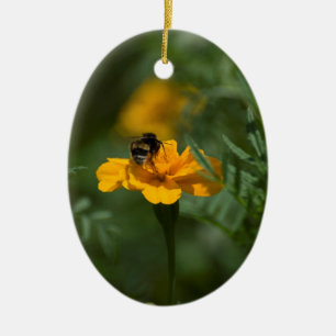 Adorno De Cerámica Abeja arriba