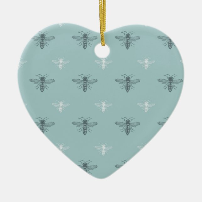 Adorno De Cerámica Abejas dulces (Frente)