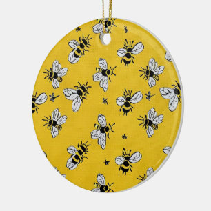 Adorno De Cerámica Abejas Melíferas