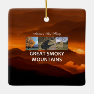 Adorno De Cerámica ABH Great Smoky Mountains