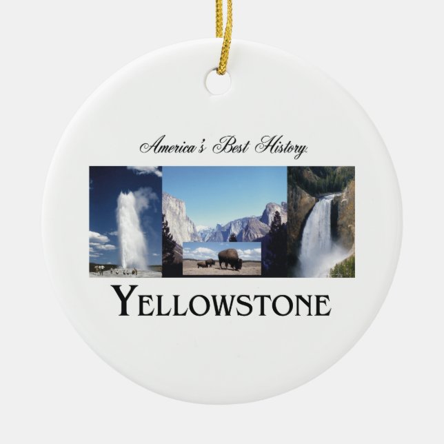 Adorno De Cerámica ABH Yellowstone (Frente)