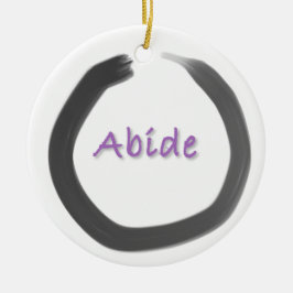 Adorno De Cerámica Abide Zen Buddhist Enso Circle