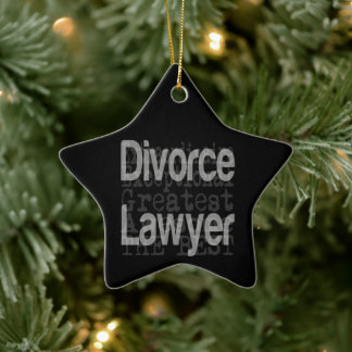 Adorno De Cerámica Abogado divorciado Extraordinario