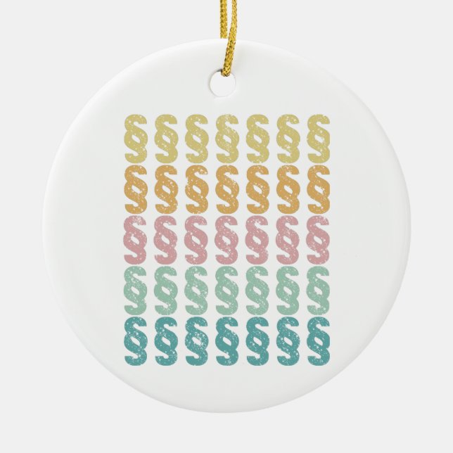 Adorno De Cerámica Abogado O Abogado Vintage (Frente)