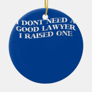 Adorno De Cerámica Abogado Padres Padre Día de Padre Funny
