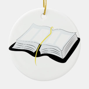 Adorno De Cerámica Abra la biblia