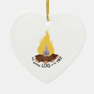 Adorno De Cerámica Abra una sesión el fuego