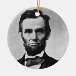 Adorno De Cerámica Abraham Lincoln