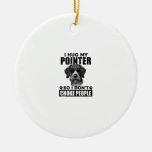 Adorno De Cerámica Abrazo A Mi Puntero Para No Ahogar A La Gente Perr