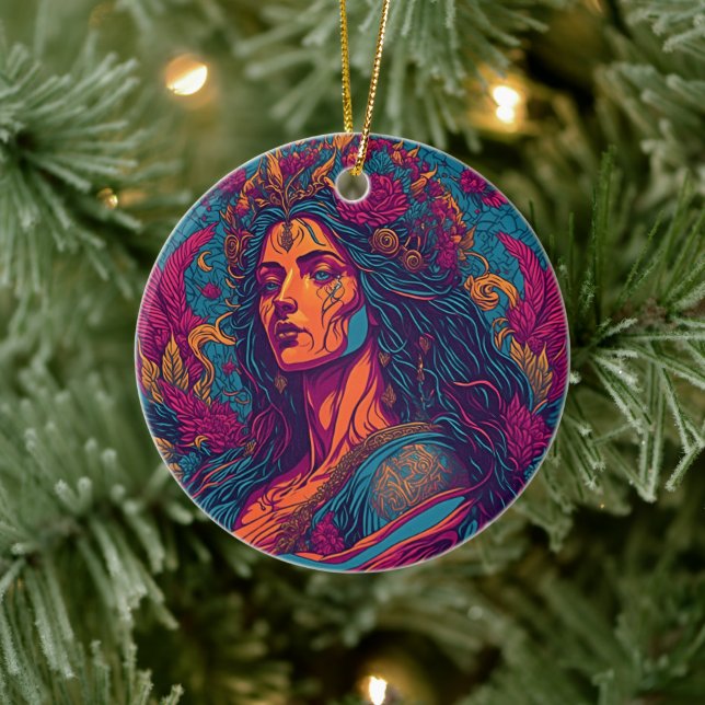 Adorno De Cerámica Abrazo de Afrodita: Diosa del amor (Árbol)