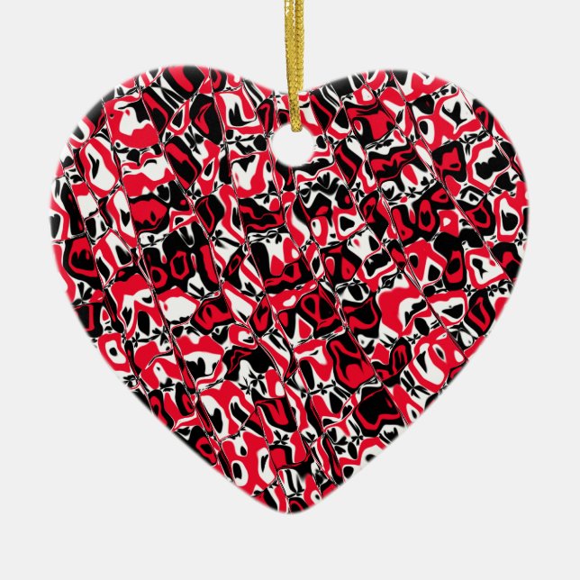 Adorno De Cerámica Abstract Mosaic (Frente)