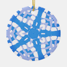 ADORNO DE CERÁMICA ABSTRACTO DE SNOWFLAKE