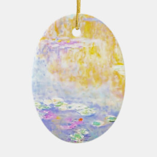 Adorno De Cerámica abstracto, nenúfares de Monet 7