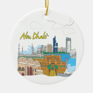 Adorno De Cerámica Abu Dhabi