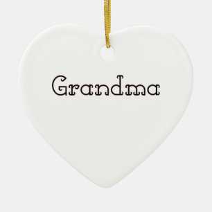 Adorno De Cerámica Abuela