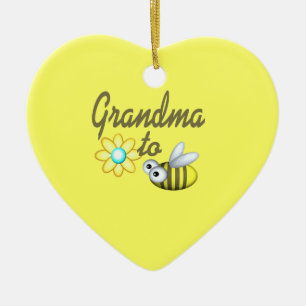 Adorno De Cerámica Abuela a abeja