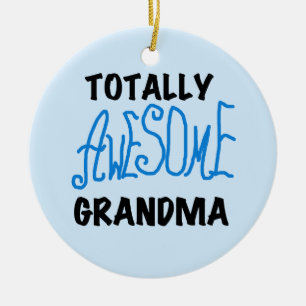 Adorno De Cerámica Abuela totalmente impresionante - camisetas y
