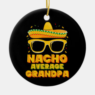 Adorno De Cerámica Abuelo No Promedio Cinco De Mayo Familia